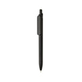 Balpen met grote clip, 100% gerecycled ABS, zwart