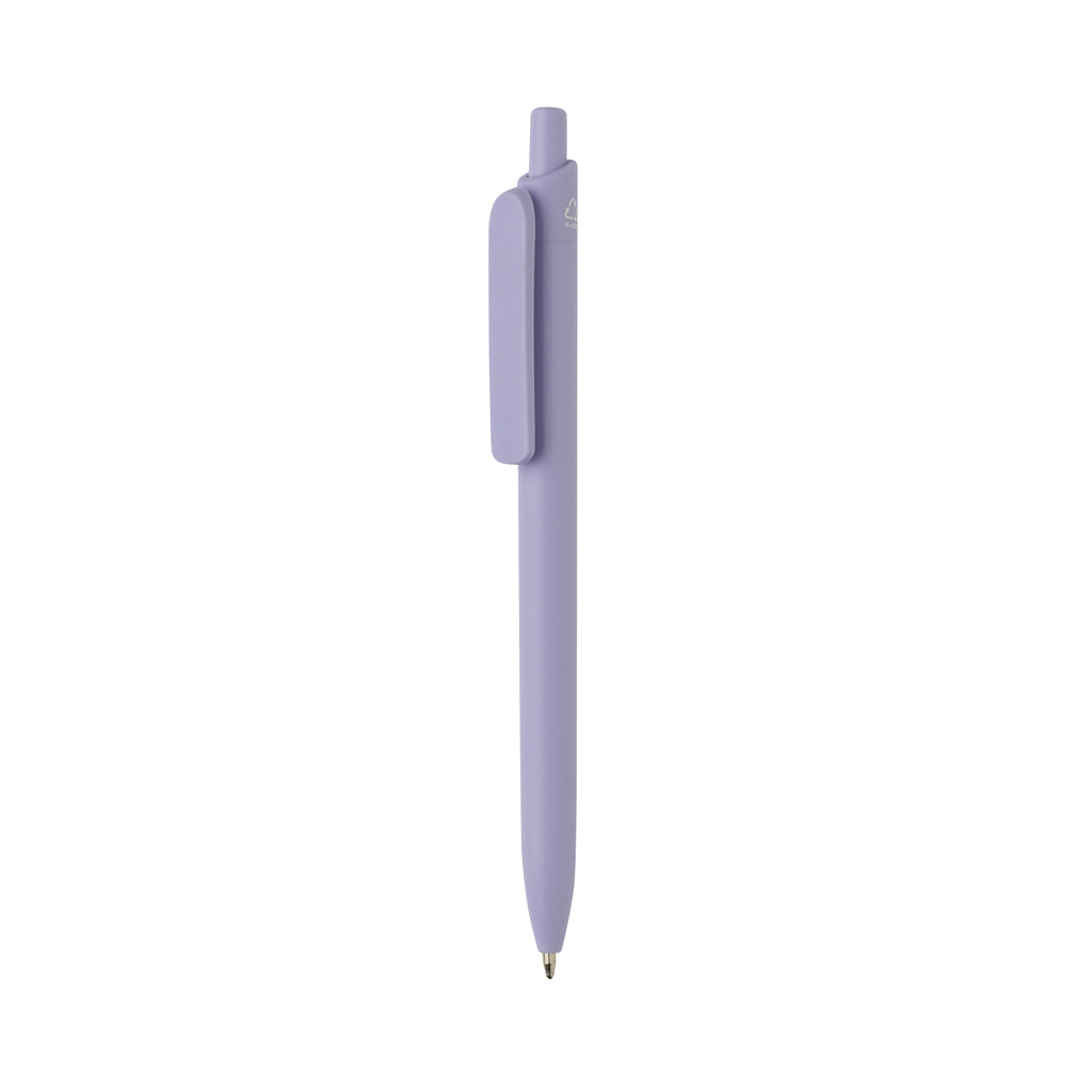 Balpen met grote clip, 100% gerecycled ABS, paars