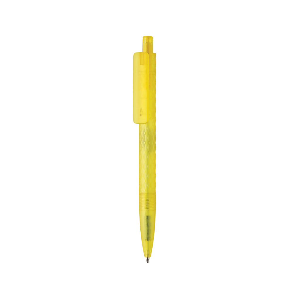 Balpen van gerecycled kunststof, geel