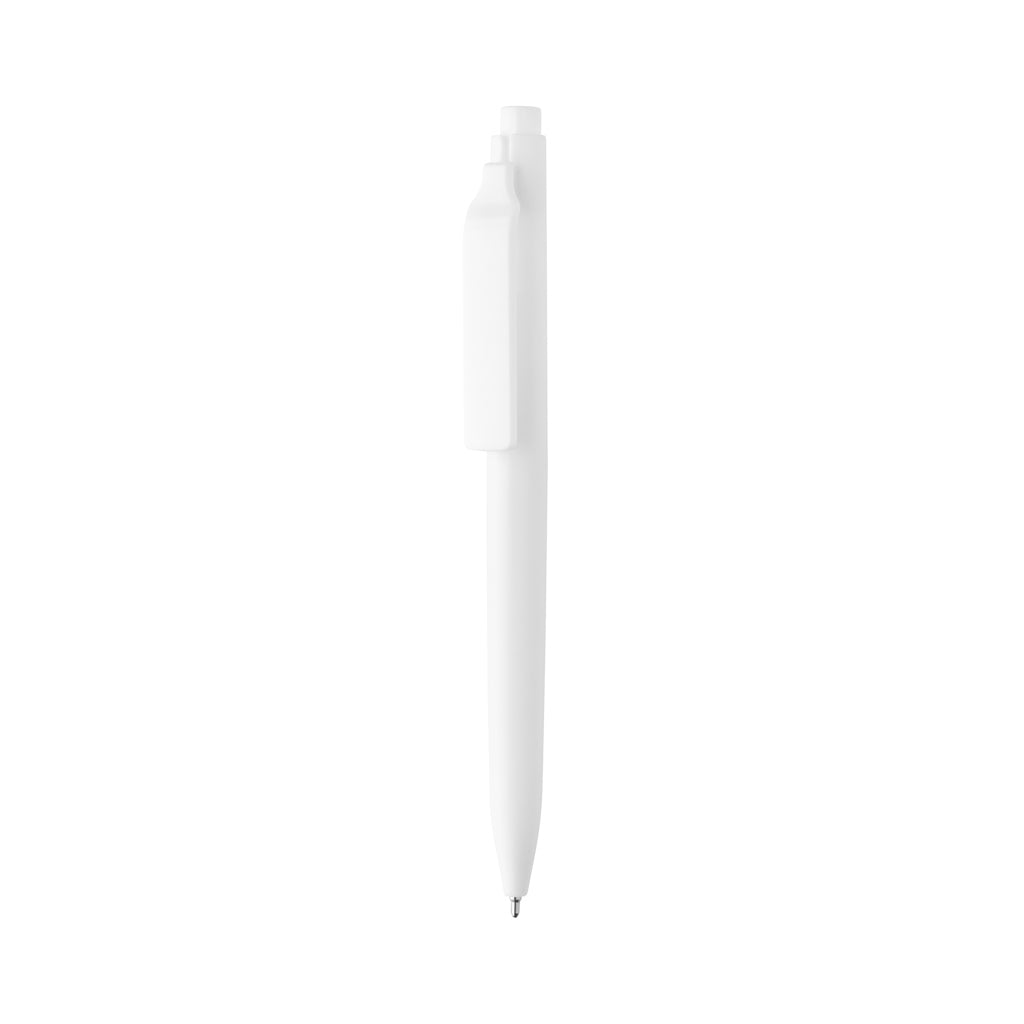 Balpen met extra vloeiende inkt, 55% gerecycled, wit