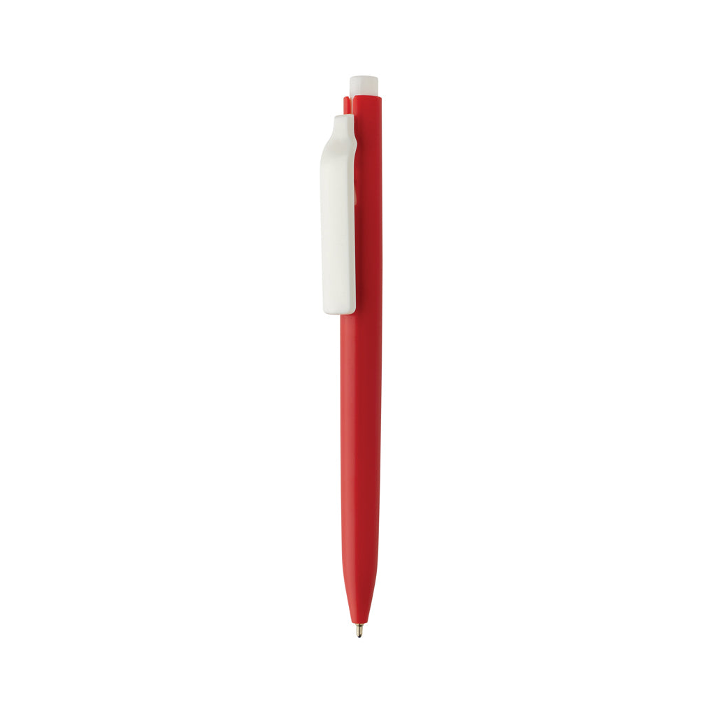 Balpen met extra vloeiende inkt, 55% gerecycled, rood
