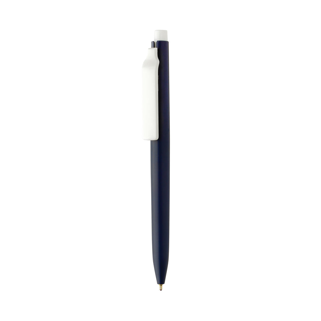 Balpen met extra vloeiende inkt, 55% gerecycled, donkerblauw