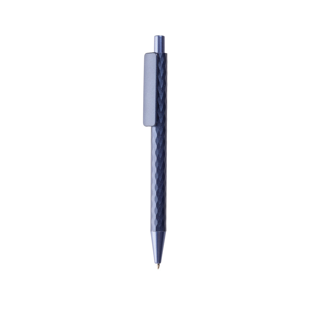 Balpen van gerecycled aluminium en ABS, donkerblauw