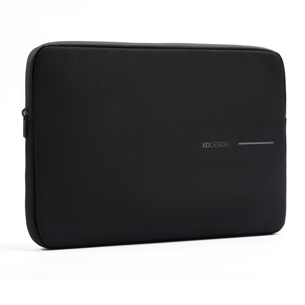 Laptophoes 16" van gerecycled PET, zwart