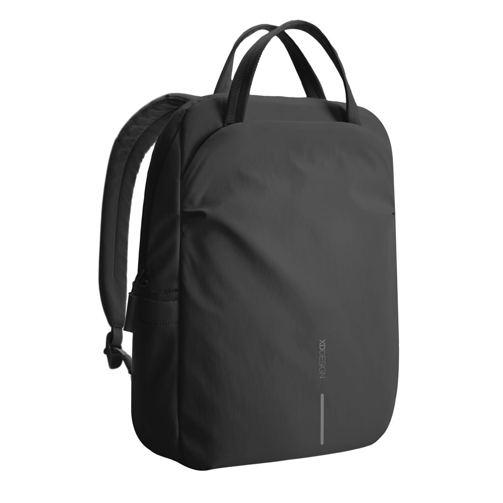 Anti-diefstal rugzak met verborgen vakken, nylon, zwart