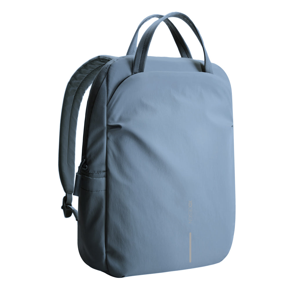 Anti-diefstal rugzak met verborgen vakken, nylon, blauw
