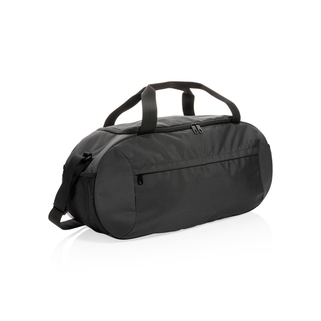 Weekendtas 5 liter van gerecycled PET, zwart
