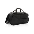 Weekendtas 5 liter van gerecycled PET (modern model), zwart