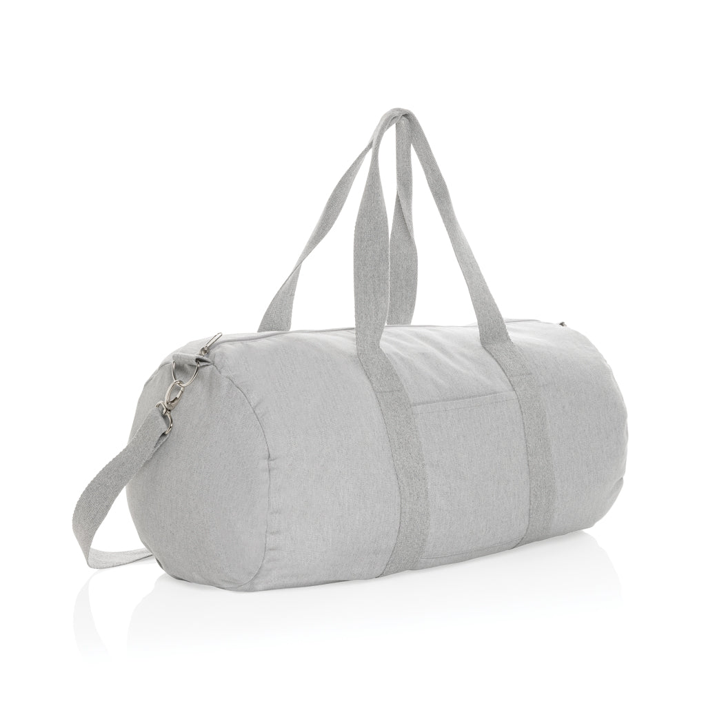 Weekendtas van gerecycled canvas, grijs
