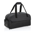 Weekendtas van gerecycled PET, zwart