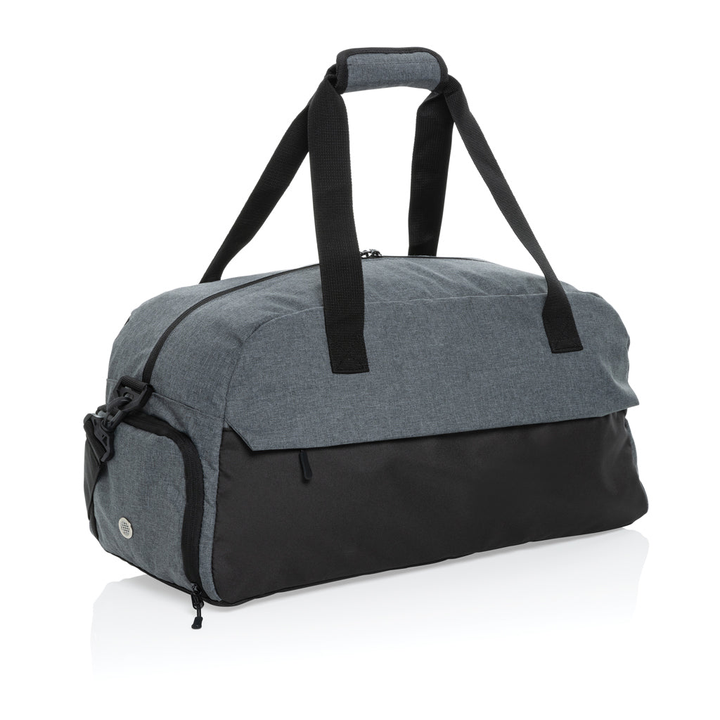 Weekendtas van gerecycled PET, grijs