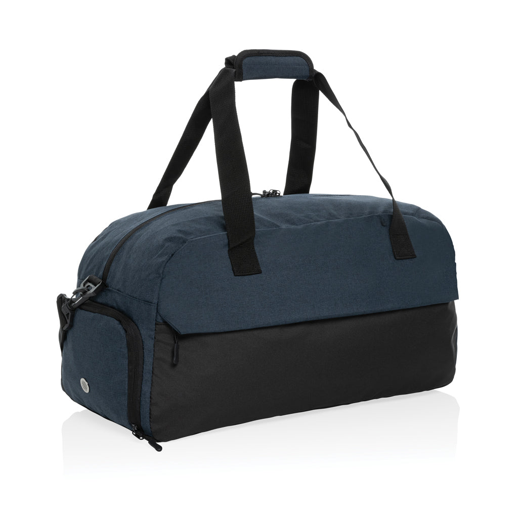 Weekendtas van gerecycled PET, blauw