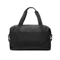 Weekendtas van gerecycled nylon en gerecycled PET, zwart