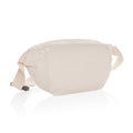Crossbody tas van gerecycled canvas, gebroken wit