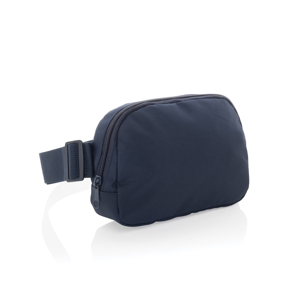 Crossbody tas van gerecycled PET, donkerblauw