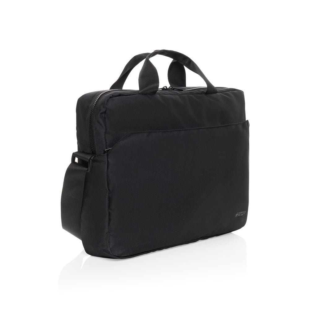 Laptoptas 15.6" van gerecycled PET (modern model), zwart