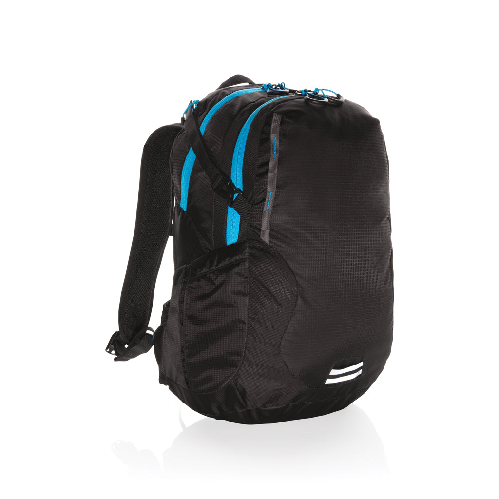 Wandelrugzak 26 liter van polyester, zwart