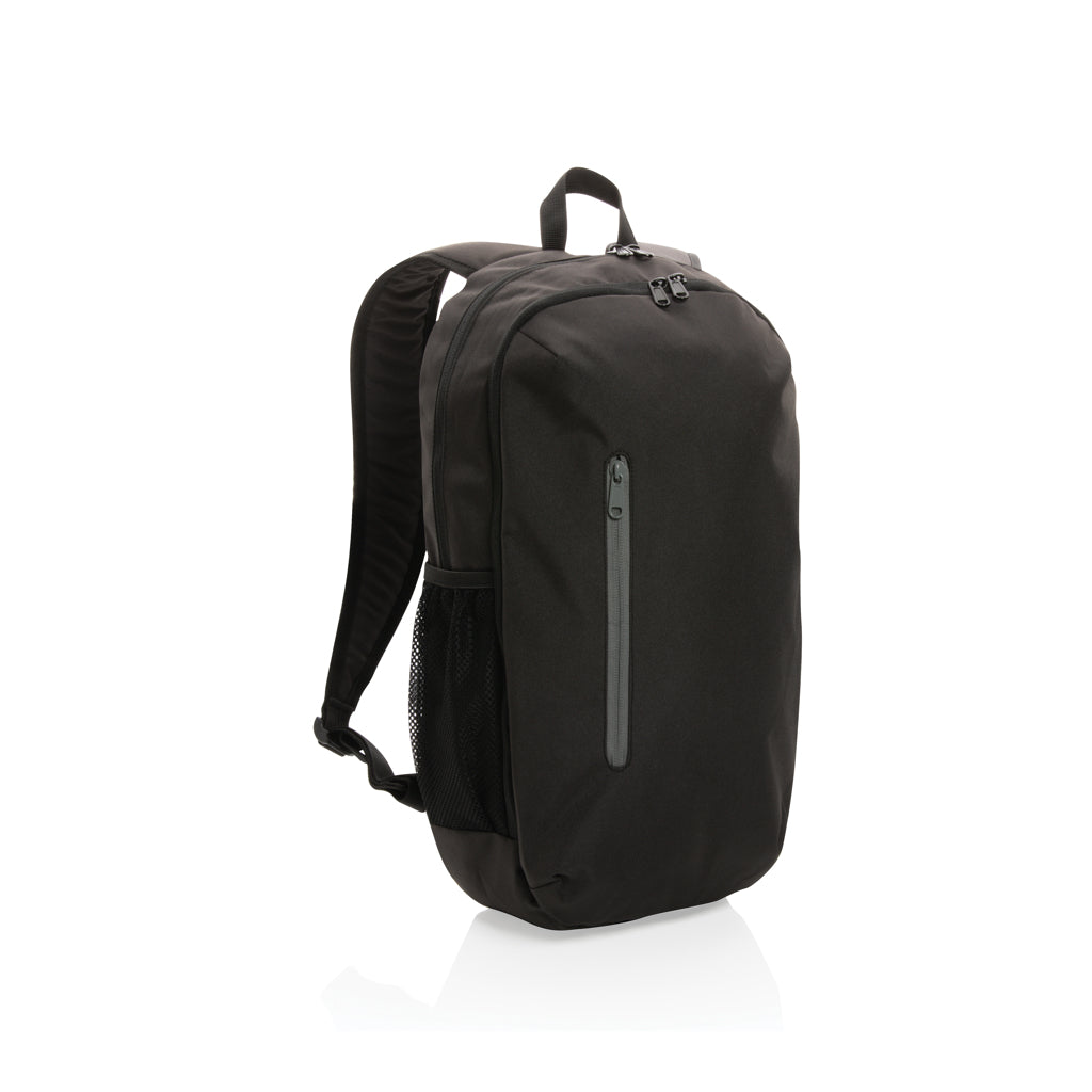 Laptoprugzak 15", gerecycled PET, zwart