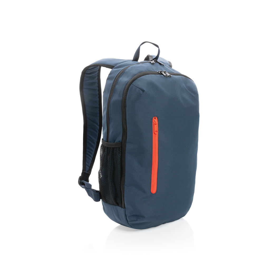 Laptoprugzak 15", gerecycled PET, donkerblauw