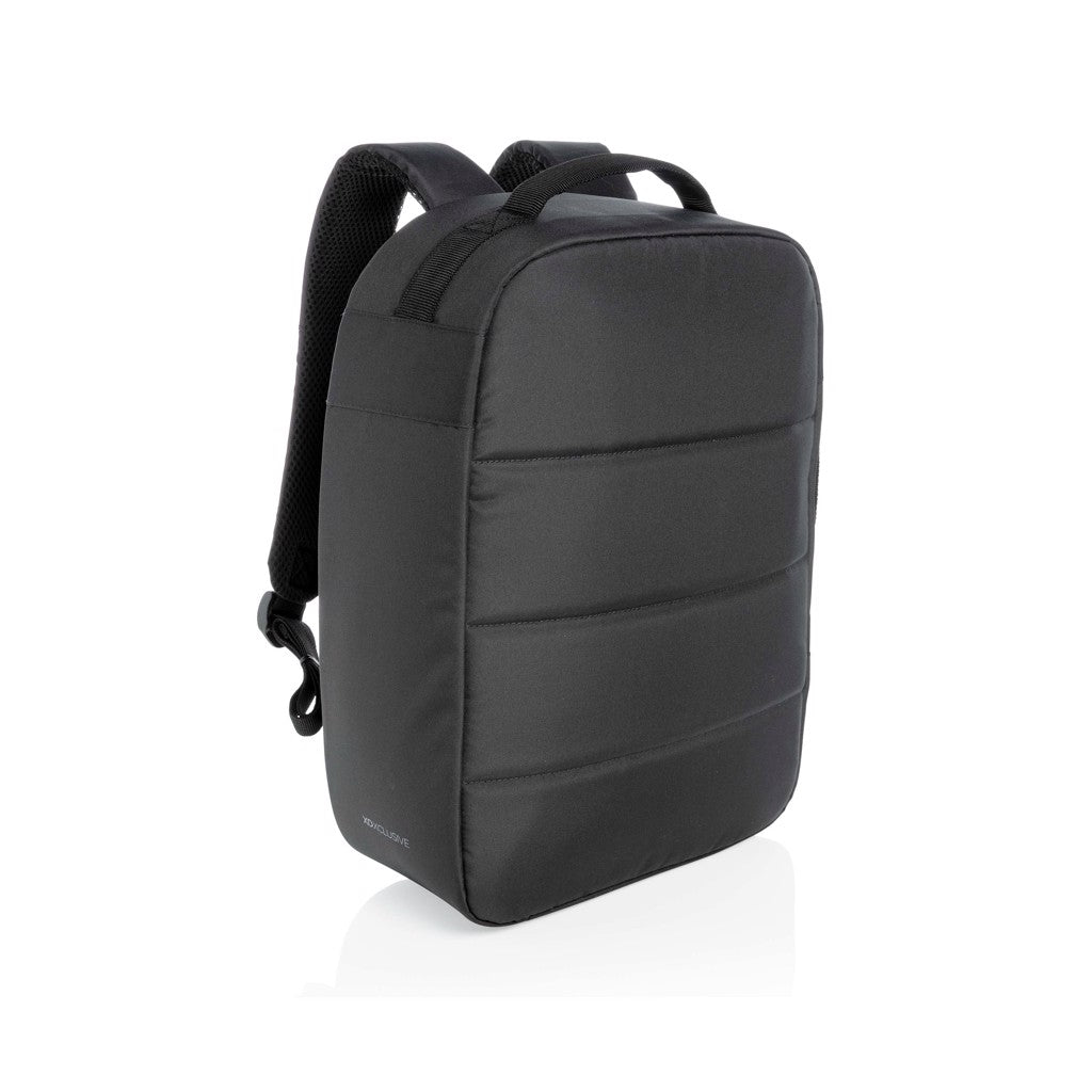 Anti-diefstal rugzak met 15.6" laptopvak (compacter model), zwart