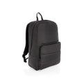 Rugzak met 15.6" laptopvak, gerecycled PET, zwart