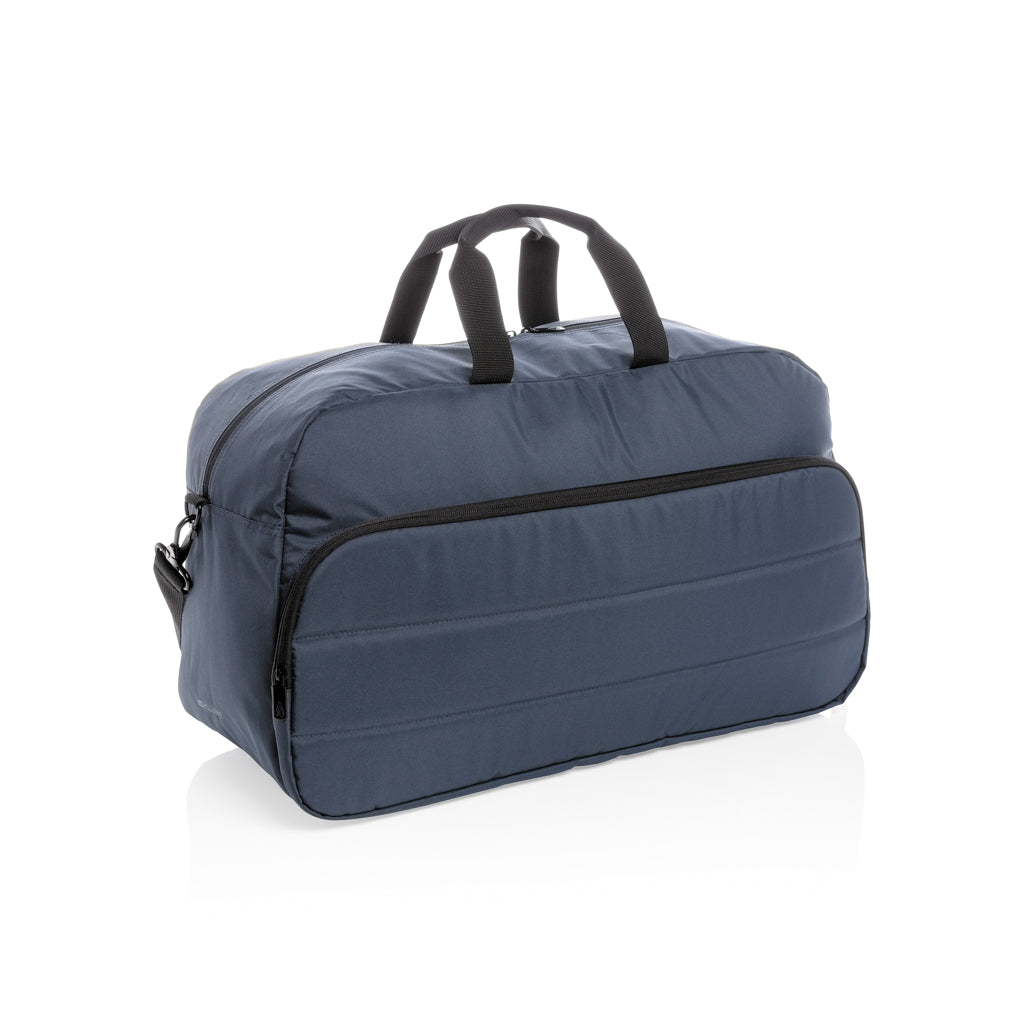 Weekendtas van gerecycled PET (compacter model), donkerblauw
