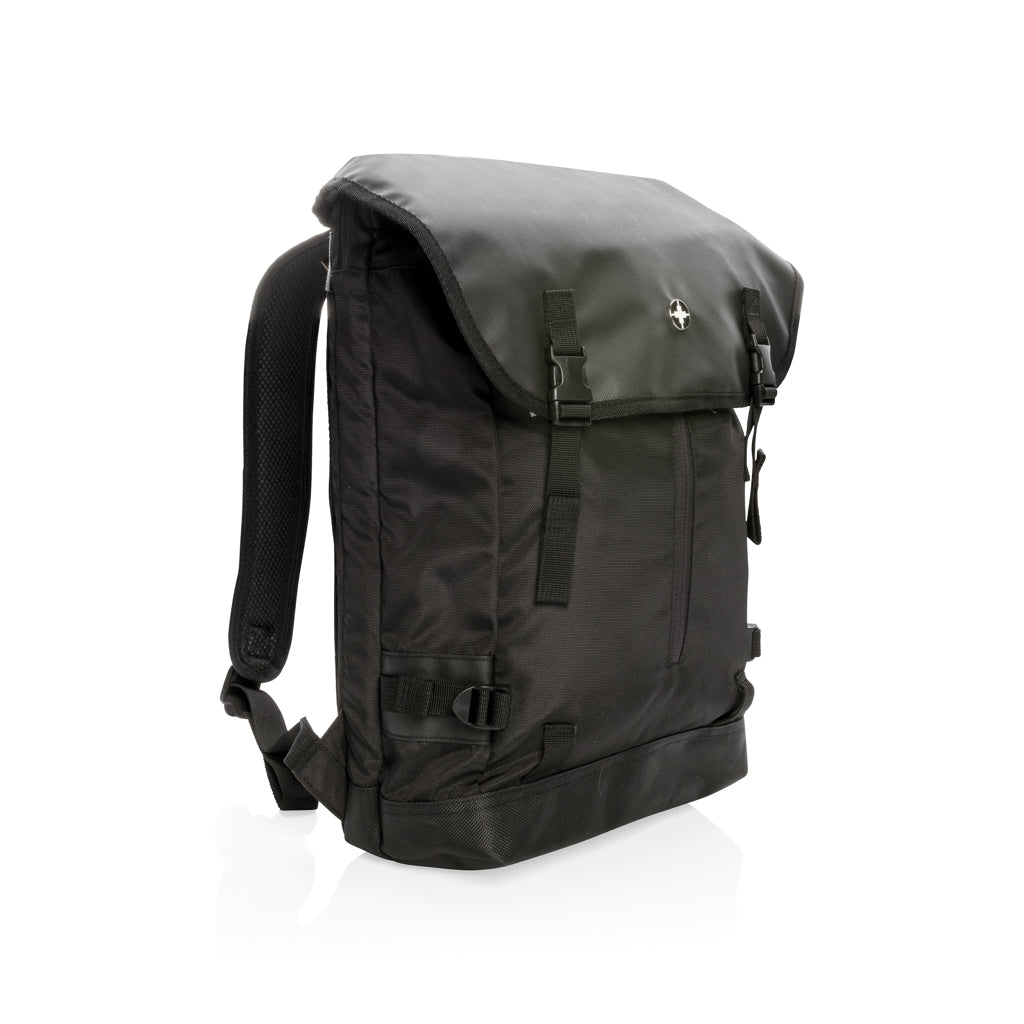 Laptoprugzak laptop, polyester, zwart
