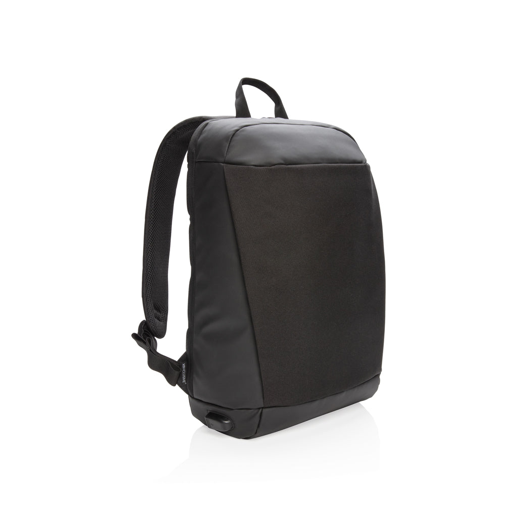 Anti-diefstal rugzak met verborgen vakken, polyester (46 cm), zwart