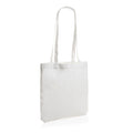 Boodschappentas van gerecycled katoen 330 g/m², wit