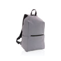 Laptoprugzak 15.6", kunstleer en polyester, grijs