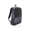 Rugzak met 15.6" laptopvak, gerecycled PET (modern model), zwart