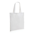 Boodschappentas van gerecycled katoen 145 g/m², wit