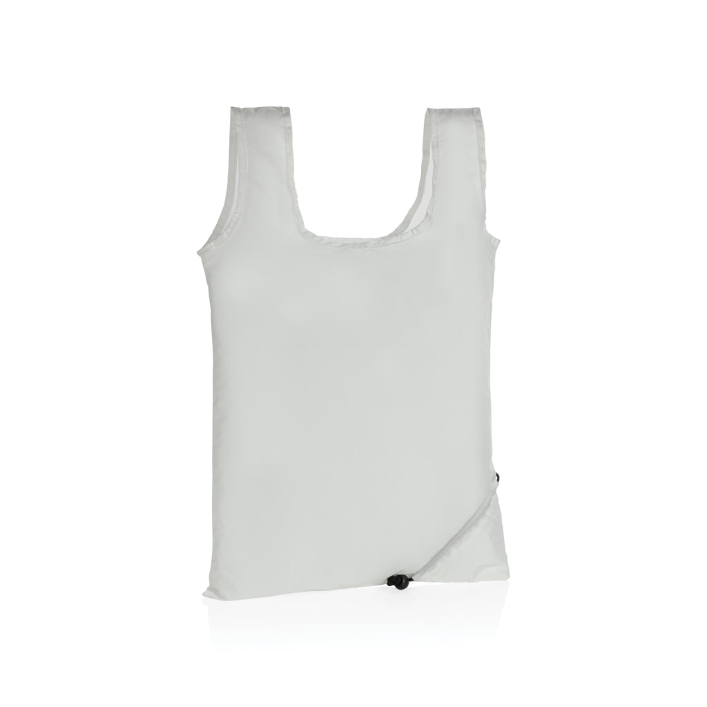Boodschappentas van gerecycled PET (opvouwbaar model), wit