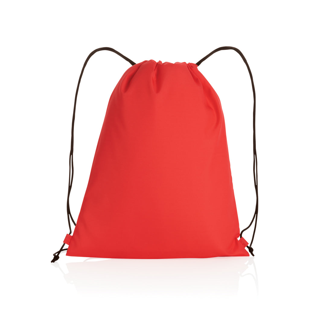 Rugzak met trekkoord van gerecycled PET, rood