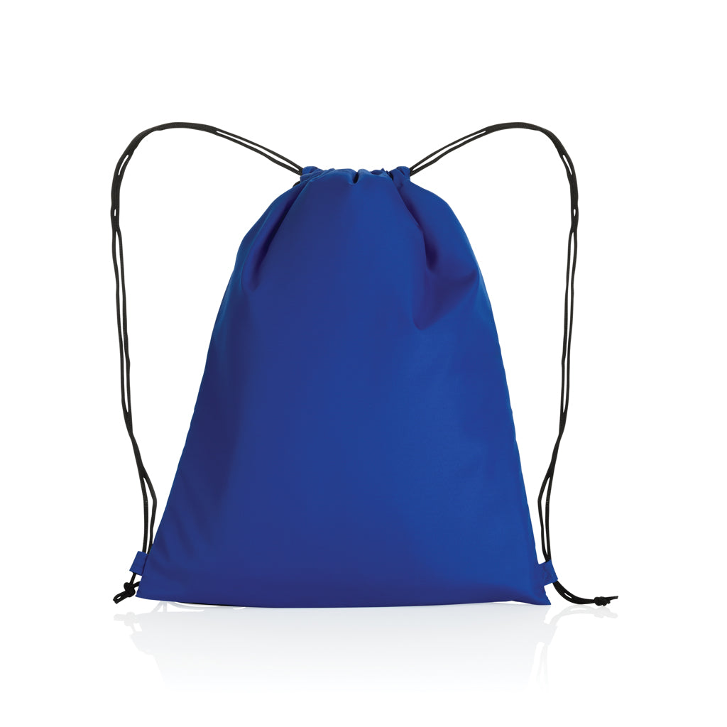 Rugzak met trekkoord van gerecycled PET, blauw