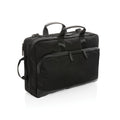 Rugzak met laptop laptopvak, gerecycled PET, zwart