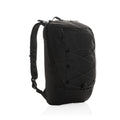 Wandelrugzak 18 liter van gerecycled PET, zwart