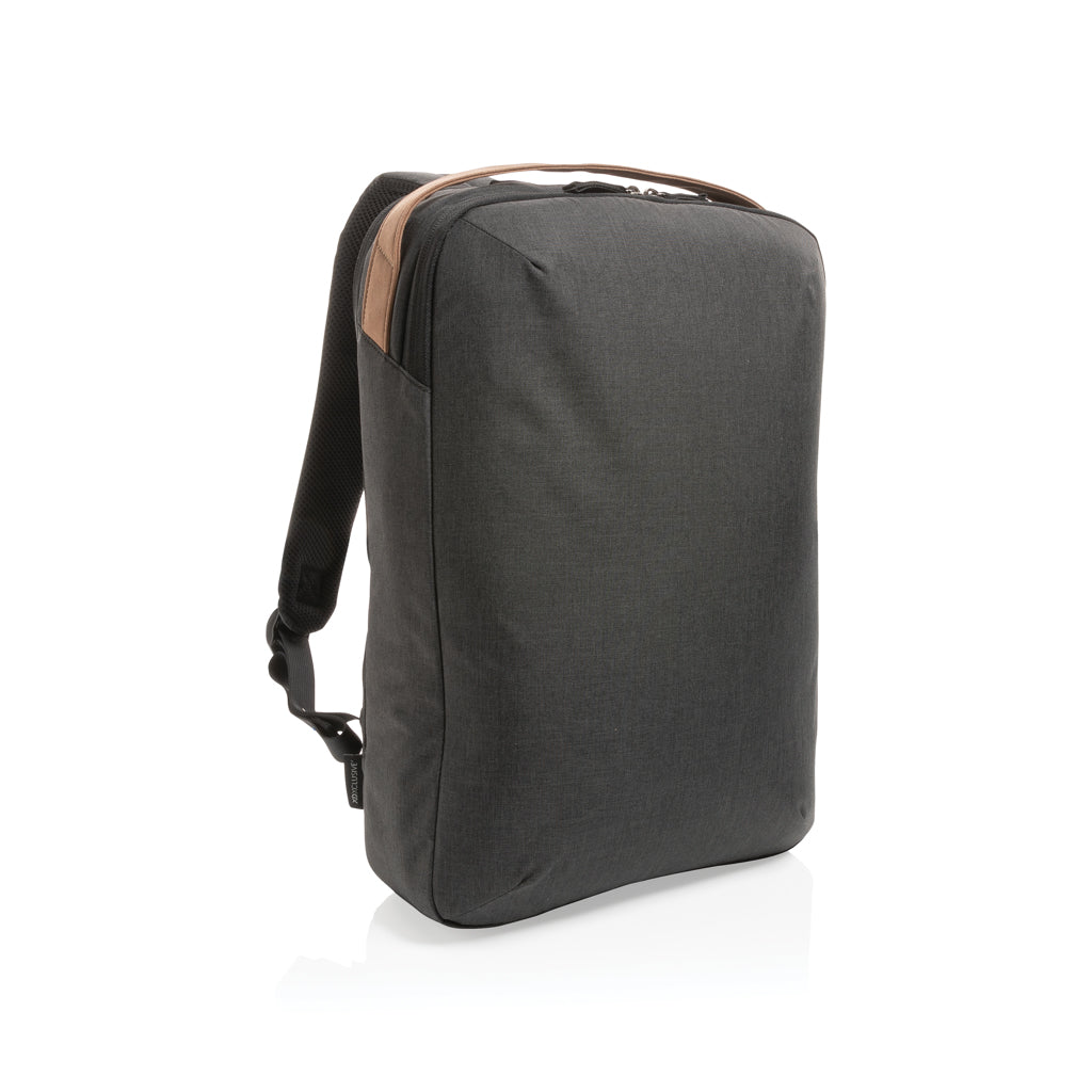 Rugzak met 15.6" laptopvak (minimalistisch design), zwart