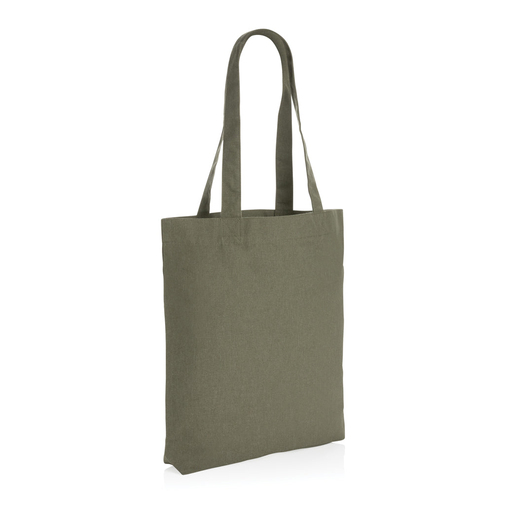 Boodschappentas van gerecycled canvas 285 g/m², groen