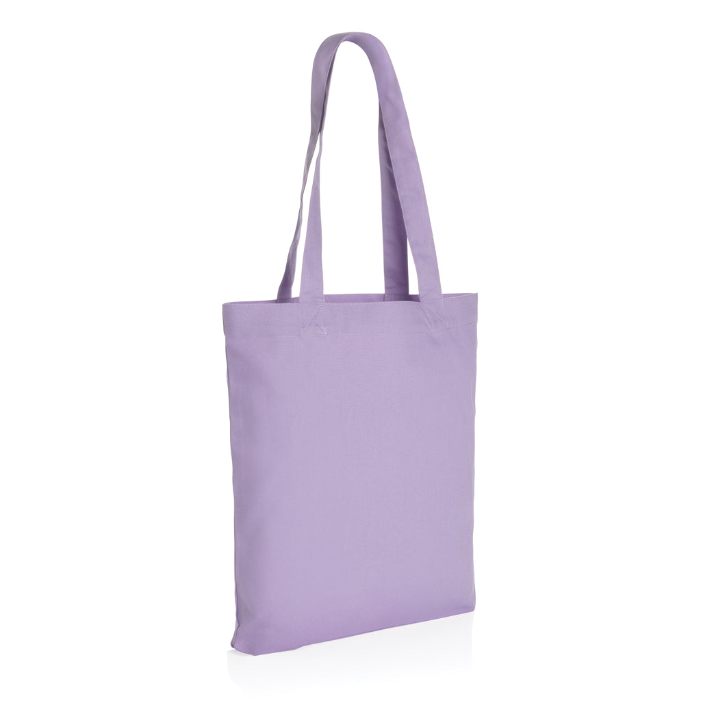 Boodschappentas van gerecycled canvas 285 g/m² (40 cm), lavender