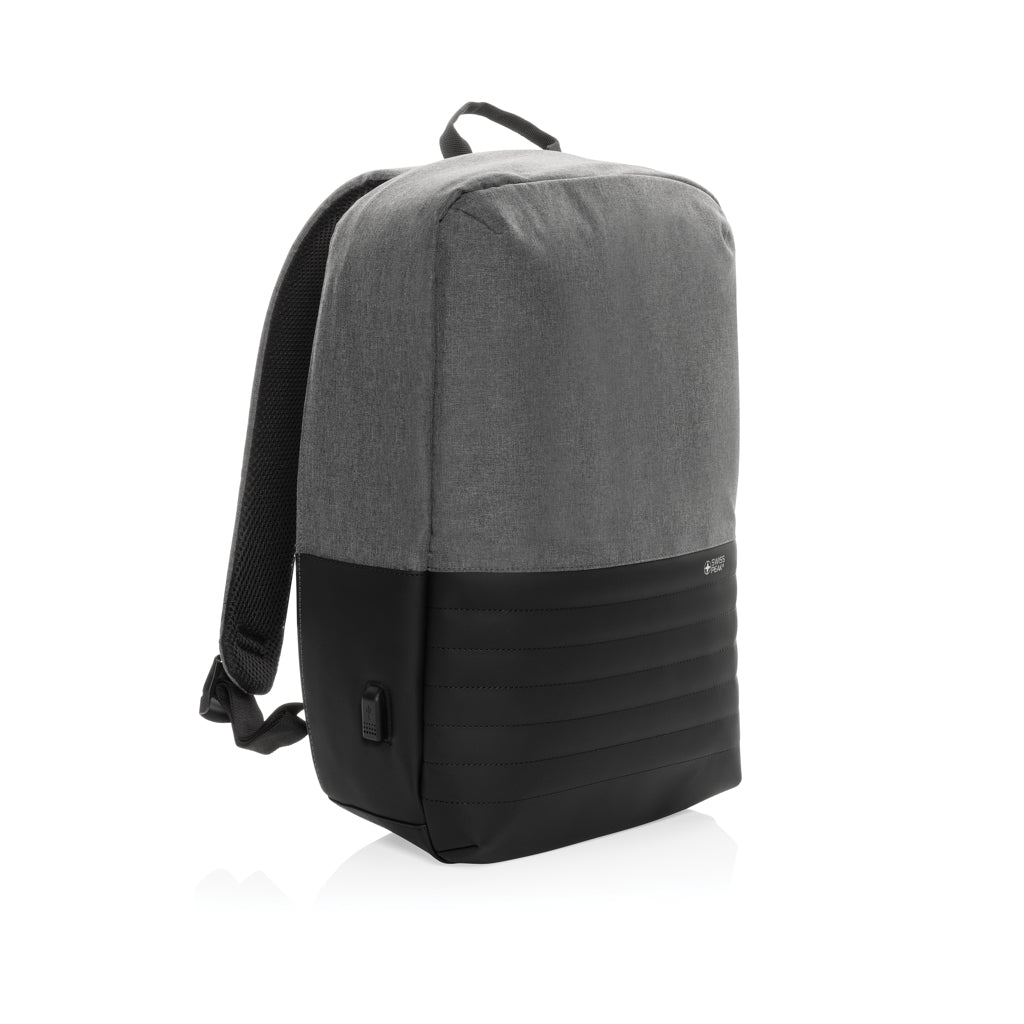 Anti-diefstal rugzak met 15.6" laptopvak (45 cm (2)), grijs