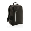 Laptoprugzak 15.6" van gerecycled PET (gewatteerde voering), zwart