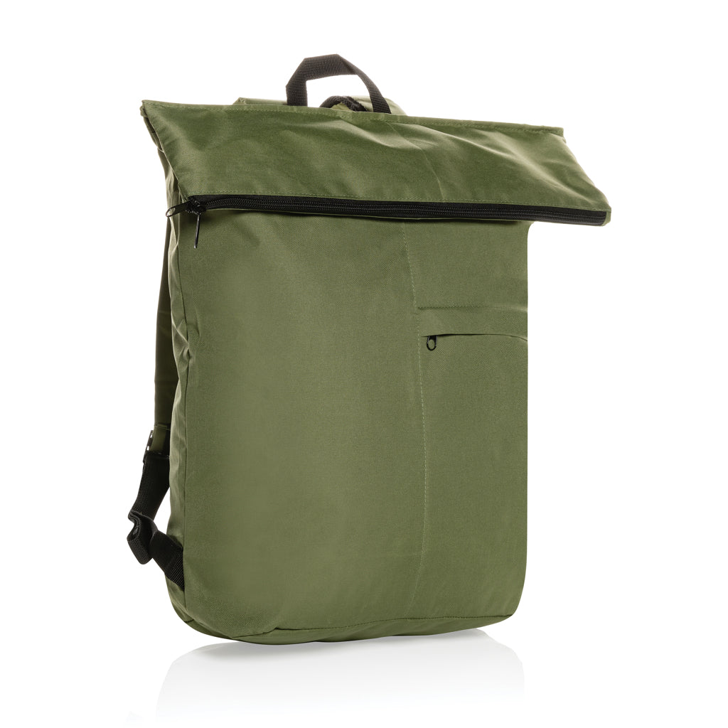 Rugzak van gerecycled PET (opvouwbaar model), groen