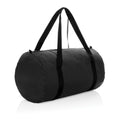 Weekendtas van gerecycled PET (opvouwbaar model), zwart