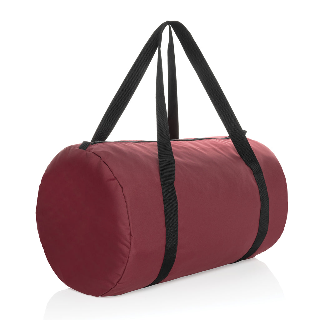 Weekendtas van gerecycled PET (opvouwbaar model), rood