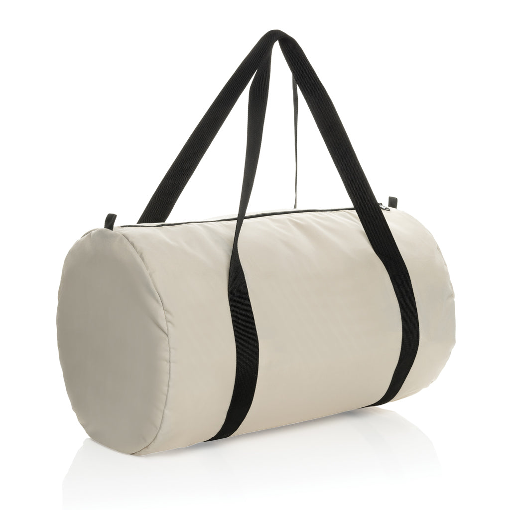 Weekendtas van gerecycled PET (opvouwbaar model), gebroken wit
