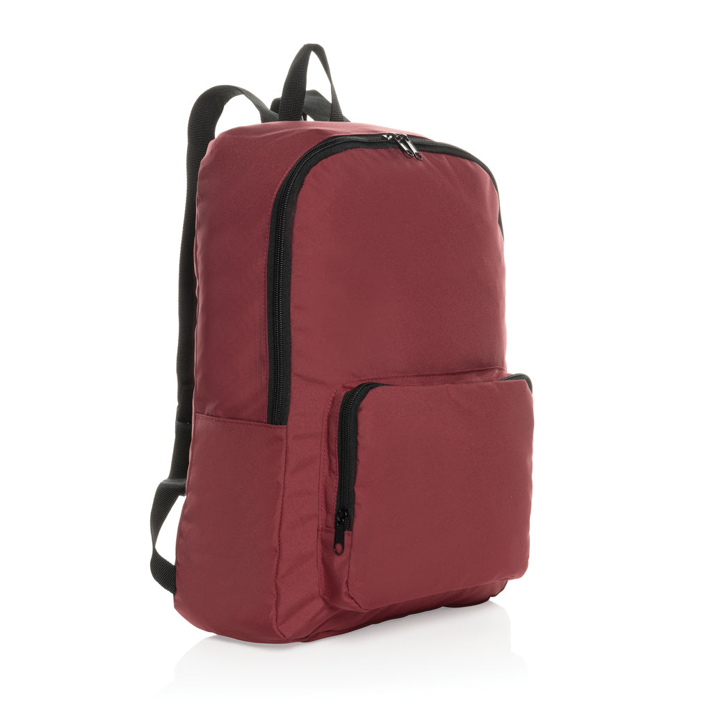 Rugzak van gerecycled PET (klassiek model), rood