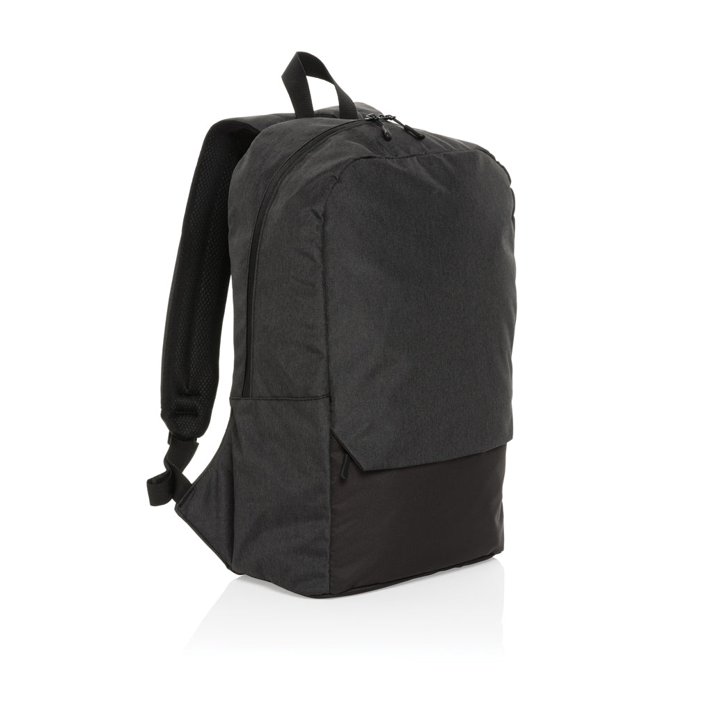 Laptoprugzak 15.6" van gerecycled PET (eenvoudig model), zwart