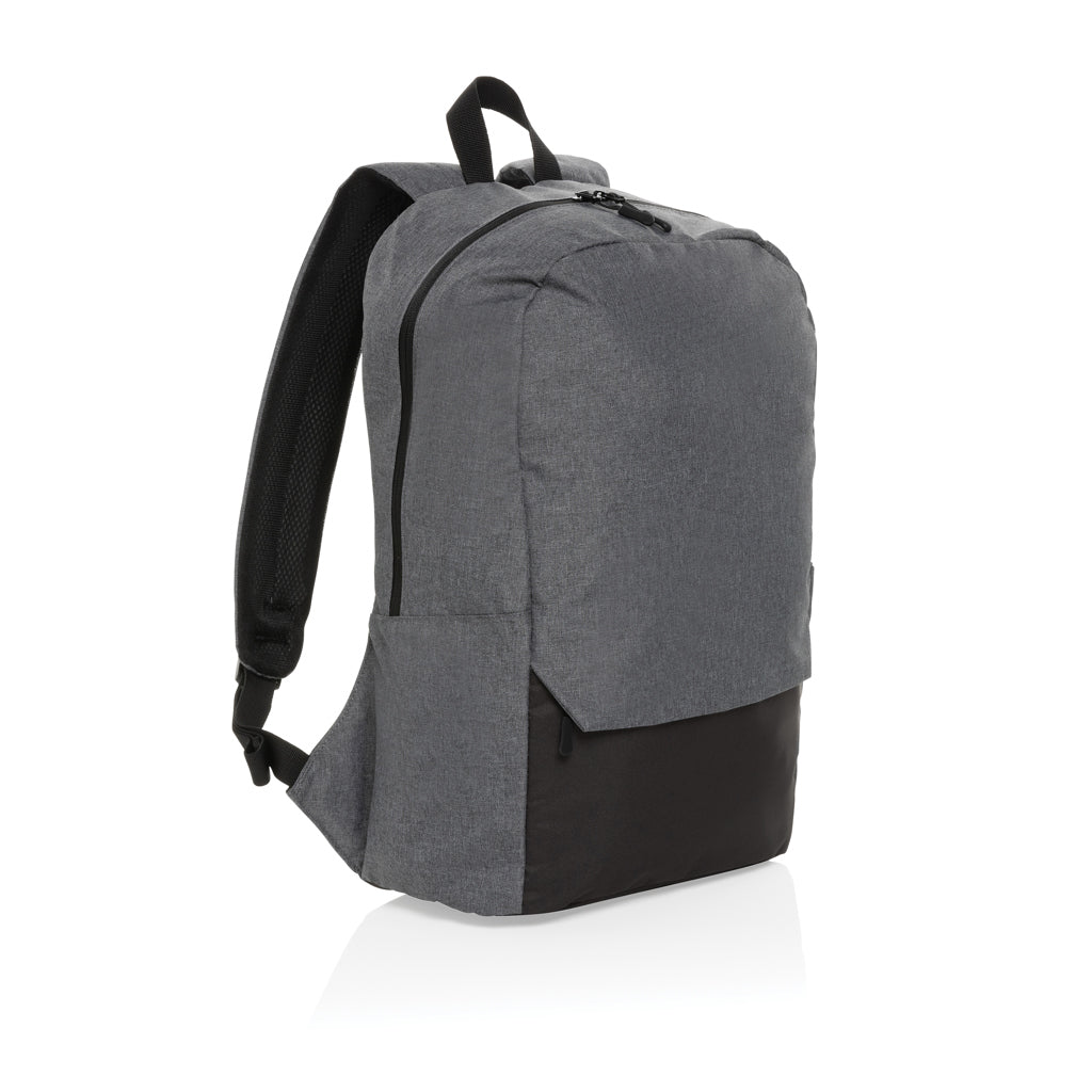 Laptoprugzak 15.6" van gerecycled PET (eenvoudig model), grijs