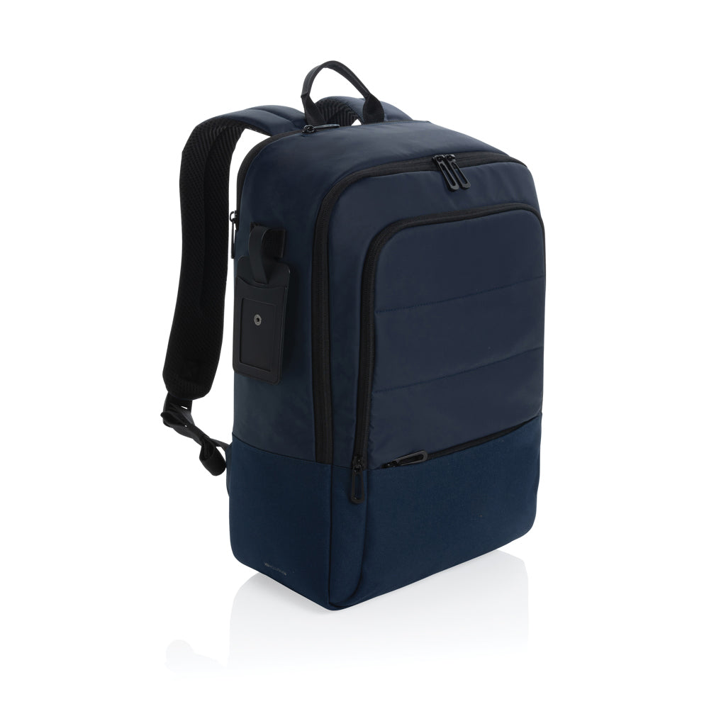 Laptoprugzak 15.6", gerecycled PET (extra uitvoering), donkerblauw